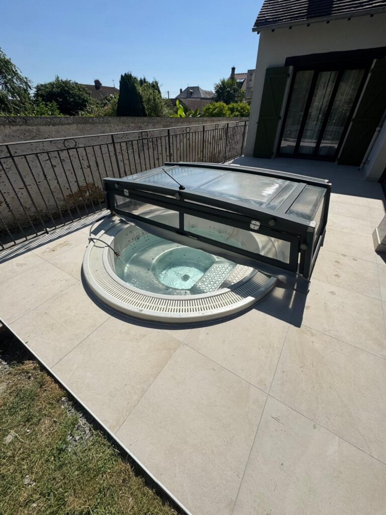 Chantier terrasse et carrelage réalisé par DPS France